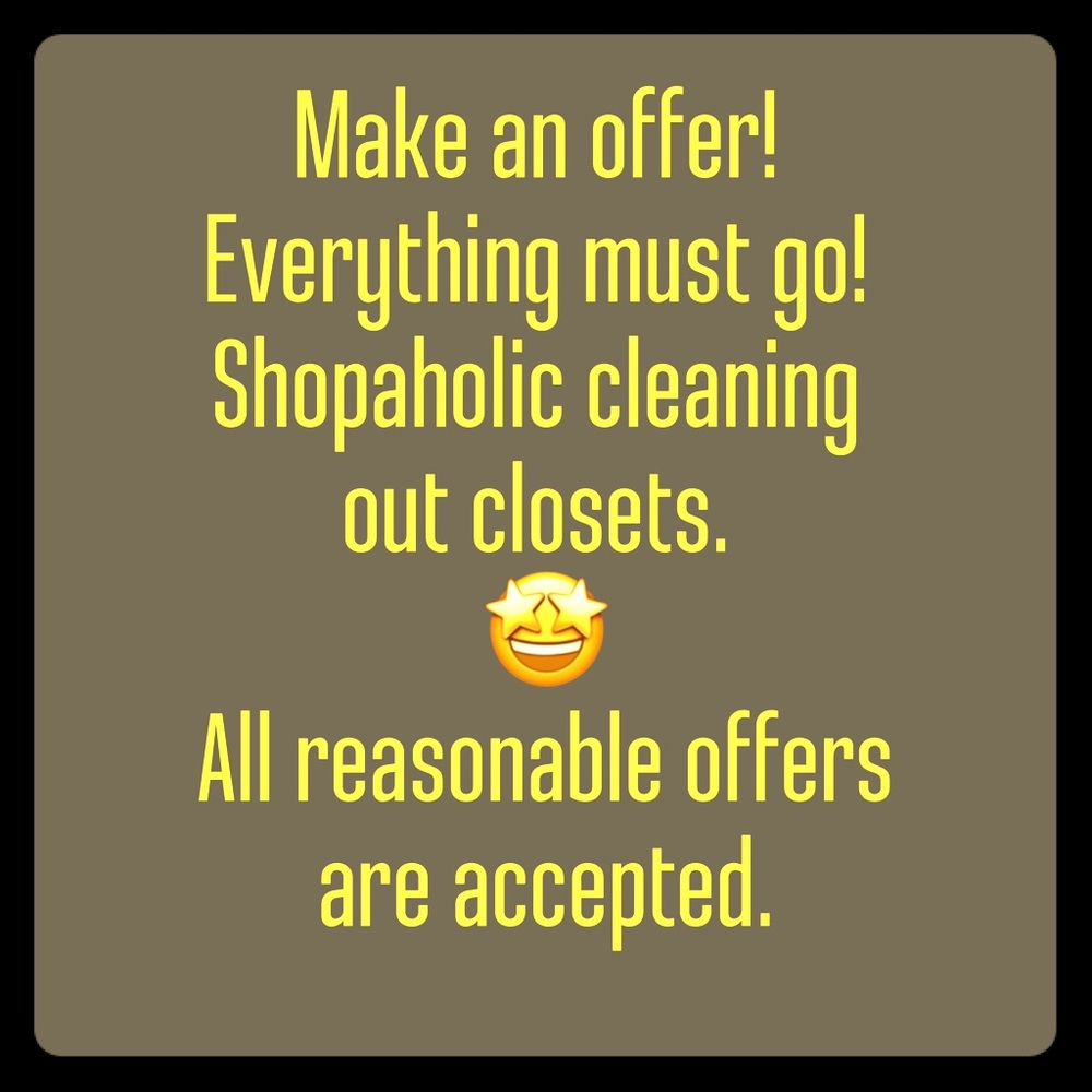 Let’s make some deals! Everything must go!